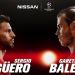 Gareth Bale y Sergio Ag&uuml;ero: nuevos embajadores Nissan en la Champions