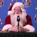 Pap&aacute; Noel dio una conferencia de prensa en la NBA palpitando el &ldquo;Christmas Day&rdquo;