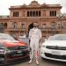 "Pechito" L&oacute;pez recorri&oacute; la ciudad a bordo de su CITRO&Euml;N C-ELYS&Eacute;E campe&oacute;n del mundo