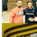 El brazalete de capit&aacute;n especialmente dise&ntilde;ado para N&aacute;ndez en el debut de Pe&ntilde;arol