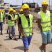 Los jugadores de Pe&ntilde;arol visitaron las obras del nuevo estadio