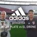 El divertido desaf&iacute;o de velocidad entre un drone y un jugador de River Plate