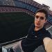 Un hincha se tom&oacute; una foto en el punto m&aacute;s alto del Camp Nou