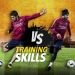 El desaf&iacute;o de habilidad entre Su&aacute;rez y Piqu&eacute;