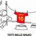 Una misi&oacute;n italiana llev&oacute; la camiseta de Totti al espacio exterior