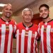 Las familias de las tres generaciones en el f&uacute;tbol