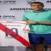 Tsonga se fotografi&oacute; con la camiseta de River