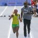 Bolt y la mujer ciega m&aacute;s veloz del mundo corrieron juntos en Rio